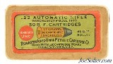 Sealed! Remington .22 Win Auto Ammo Model 1903 1st REM/UMC Logo