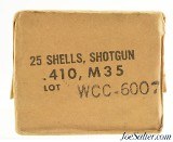 Sealed Box Military Survivial 410 Shotgun Shells Aluminum Western 25 Rds