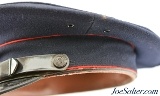 U.S. Military WWII USMC Dress Blue Uniform Visor Cap - 5 of 9