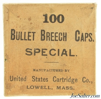 US Cart Co. Govt Special 22 BB Caps Thompson-Hoffer Sub Cal 1903 Rifle Ammo
