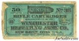 Model 1885 Single Shot Winchester 38 Long Rim Fire Ammo Full Box
