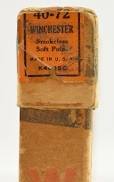 Winchester Staynless 40-72 WCF Smokeless Ammo Full Box Model 1895 - 5 of 7