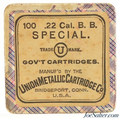 Sealed! UMC 22 Cal B.B. Caps Government Cartridges Thompson-Hoffer
