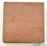 Antique Mahogany French made Pocket Compass - 4 of 8