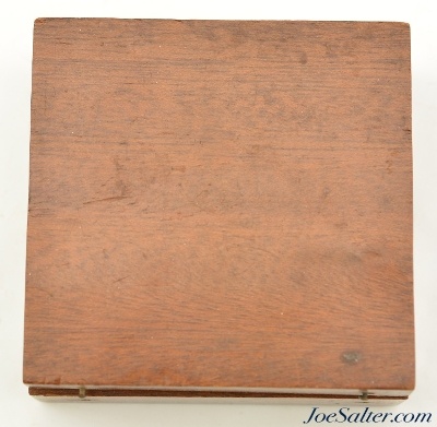 Antique Mahogany French made Pocket Compass - Image 4 of 8