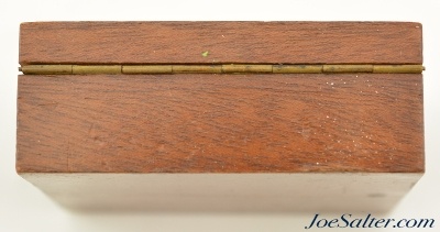 Antique Mahogany French made Pocket Compass - Image 6 of 8