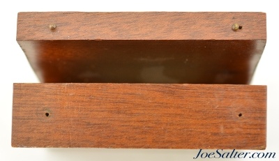 Antique Mahogany French made Pocket Compass - Image 5 of 8