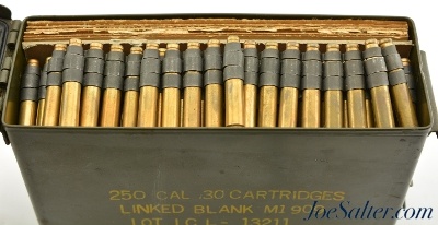 US.30-06 Blanks M1909 On Link with Ammo Can 250rnds