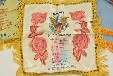 Collection WW2 Era Fancy Sweetheart Pillow Cover Fort Devens Fort Benn - 8 of 11