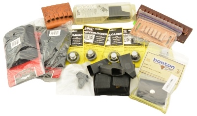 Lot of Assorted Ammo Holders, Pouches, Loaders 16+ items Cowboy Action etc
