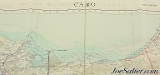 British Escape Silk Map of Cairo, Alexandria & Tobruk Operation Musketeer - 8 of 10 British Escape Silk Map of Cairo, Alexandria & Tobruk Operation Musketeer - 8 of 10