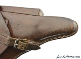WWI German Military P08 Luger Holster Brown 1915 - 4 of 7