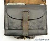 Exceptional Civil War US Model 1864 Cartridge Box with Shoulder Belt - 10 of 14