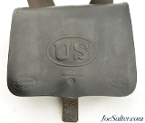 Exceptional Civil War US Model 1864 Cartridge Box with Shoulder Belt - 2 of 14