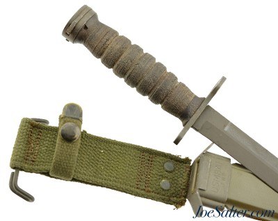 WWII US M4 Bayonet Imperial with TWB USM8A1 Sheath