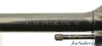 Colt Official Police Mark III 38 Special Mfg 1970 - Image 9 of 13
