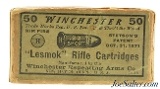 Full & Sealed! Winchester 22 Short "Lesmok" Target Ammo WWI Era 1914 Issue