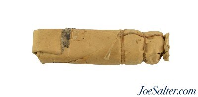 Original Civil War 69 Caliver Buck & Ball Paper Cartridge