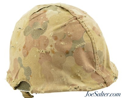 WWII Early Front-Seam Fixed Bale M1 Helmet with Liner