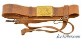 Spanish American War Era U.S. Military Sword Belt with Eagle Buckle