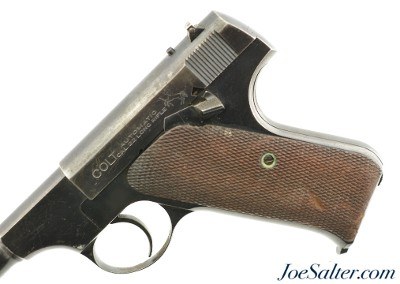 Colt Pre-Woodsman Pistol Built in 1922 Standard Velocity Import marked - Image 5 of 15