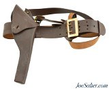 Vintage Sam Brown Military Leather Belt Service Shell Cordovan Men's 36"