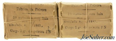 8x60Rmm Antique Portuguese Kropatschek Blank Ammo Packets 20 Rounds