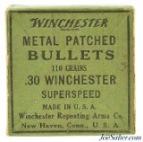 Vintage Winchester .30 Win. Metal Patched Bullets Super Speed - 1 of 6