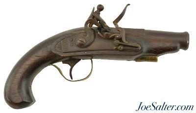 Art Holly Marked Kentucky Style Flintlock Pistol