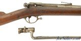 Scarce US Model 1871 Ward-Burton Bolt Action Rifle and Bayonet by Springfield Armory