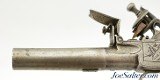 British Iron-Frame Flintlock Turn-Off Pistol by Girdler - 6 of 11