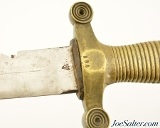 Swiss Model 1842 Pioneers Sawtooth Gladius Short Sword + Leather Scabbard - 7 of 14