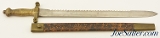 Swiss Model 1842 Pioneers Sawtooth Gladius Short Sword + Leather Scabbard - 2 of 14