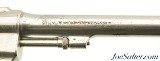 Pre-War Smith & Wesson 44 Hand Ejector Nickel Revolver Mfg 1923 Jigged Bone Stocks - 8 of 15