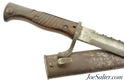 WWI M1898/05 German Pioneer Sawback Bayonet