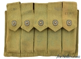 WWII Thompson 5 Stick Magazine Pouch for 20 Magazines
