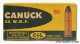 Canuck C-I-L 22 WRF Ammo Full Box 45 Grain Winchester 1890 & Rem 12CS