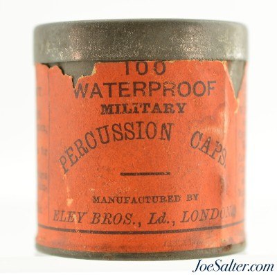Eley Bros London Military Percussion Musket Caps Full Tin