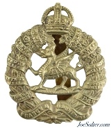 1st Battalion Monmouthshire Cap Badge "Flanders" Honors