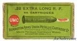 Exceptionally Nice Sealed! 32 Extra Long RF Black Powder REM-UMC Ammo