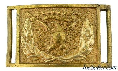 Original Pattern 1851 Officers Sword Belt Buckle Plate with Keeper