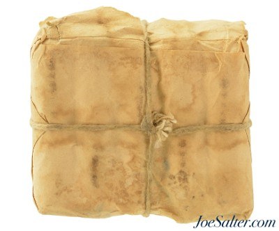 Rare Original Civil War 58 Caliber Combustible Paper Carts W/ Williams Cleaner Rds.