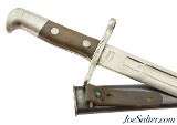 Swiss Model 1889 Rifle Bayonet with Scabbard - 1 of 10