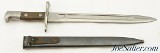 Swiss Model 1889 Rifle Bayonet with Scabbard - 2 of 10