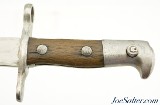 Swiss Model 1889 Rifle Bayonet with Scabbard - 6 of 10