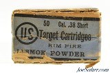 Full & Sealed! US Cartridge Co. 38 Short Rim Fire Black Powder Ammo - 5 of 6