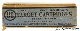 Full & Sealed! US Cartridge Co. 38 Short Rim Fire Black Powder Ammo - 4 of 6