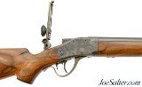 Beautiful Custom Sharps-Borchardt Model 1878 Target Rifle w/ Bresien Barrel .45-90-550 Sharps