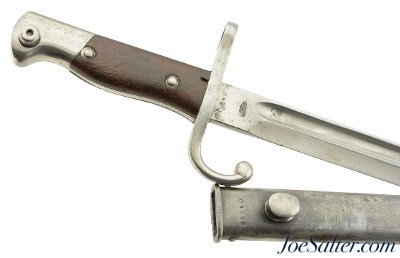 Argentine M1909 Second Pattern Bayonet and Scabbard Matching Numbers