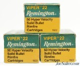 Remington Viper Hyper Velocity 22 LR Ammunition 3 Boxes 150 Rounds - 2 of 5